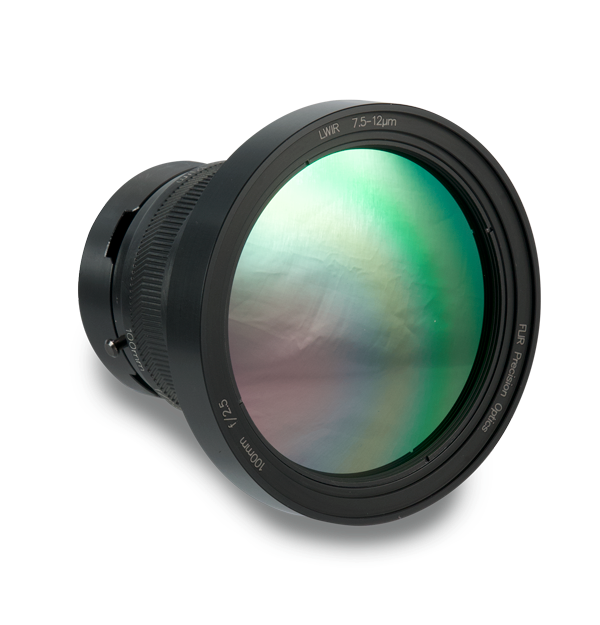 100 mm f/2.5 LWIR FPO manual lens