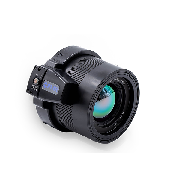 17 mm, 3.0-5.0 µm, f/2.5 MWIR FPO Motorized Bayonet Lens