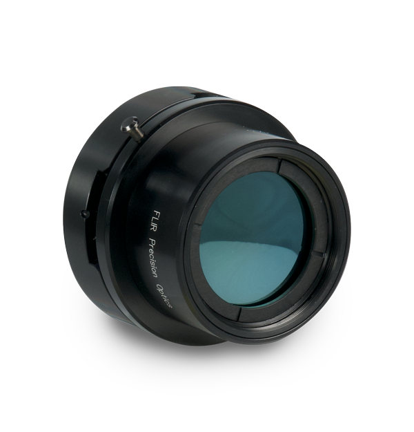 1x microscope, 7.5-12 µm, f/2.5 LWIR FPO Manual Bayonet Lens